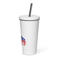 Load image into Gallery viewer, MSM Laffin&#39; Hyena Insulated Tumbler with a Straw
