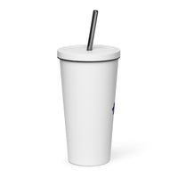 Load image into Gallery viewer, MSM Laffin&#39; Hyena Insulated Tumbler with a Straw
