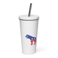 Load image into Gallery viewer, MSM Laffin&#39; Hyena Insulated Tumbler with a Straw
