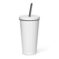Load image into Gallery viewer, MSM Laffin&#39; Hyena Insulated Tumbler with a Straw
