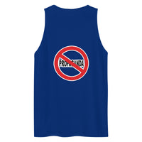 Load image into Gallery viewer, MSM Laffin&#39; Hyena Anti-Propaganda on the back tank top

