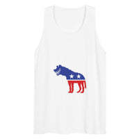 Load image into Gallery viewer, MSM Laffin&#39; Hyena Anti-Propaganda on the back tank top
