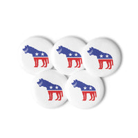 Load image into Gallery viewer, Set of MSM Laffin&#39; Hyena Pin Buttons
