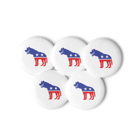 Load image into Gallery viewer, Set of MSM Laffin&#39; Hyena Pin Buttons
