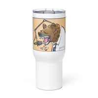 Load image into Gallery viewer, Reporting Hyena Travel mug with a handle
