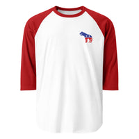 Load image into Gallery viewer, MSM Laffin&#39; Hyena 3/4 sleeve unisex raglan shirt
