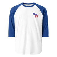 Load image into Gallery viewer, MSM Laffin&#39; Hyena 3/4 sleeve unisex raglan shirt
